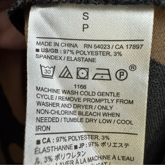 Animal Print Midi Skirt Banana Republic Womens Small Brown Black - Picture 5 of 6